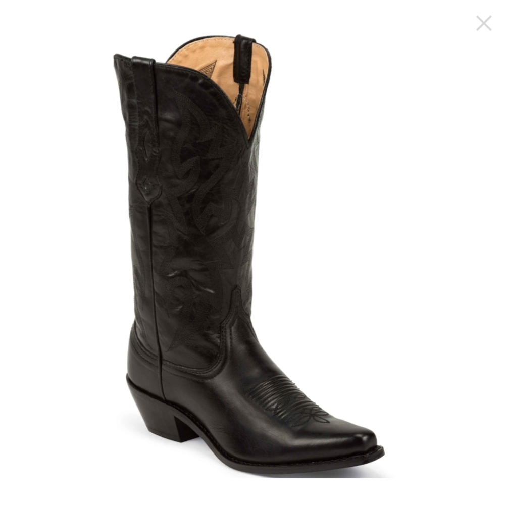 90's Cowboy Boots Nocona in Black